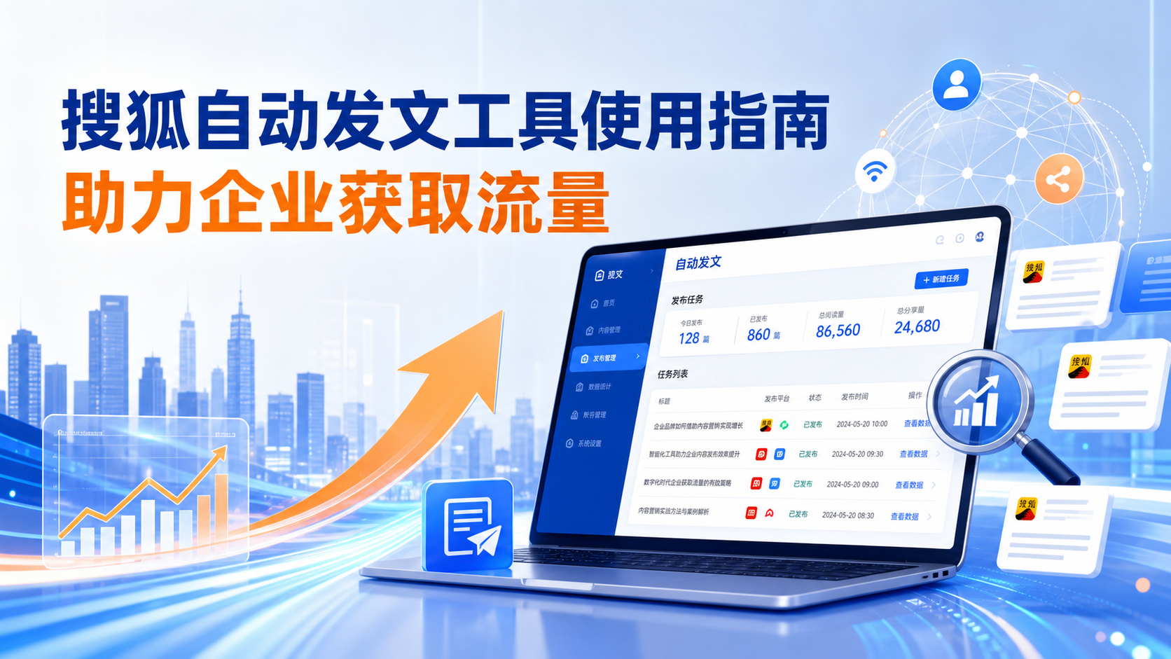 搜狐自动发文工具的使用指南：助力淮北企业获取流量