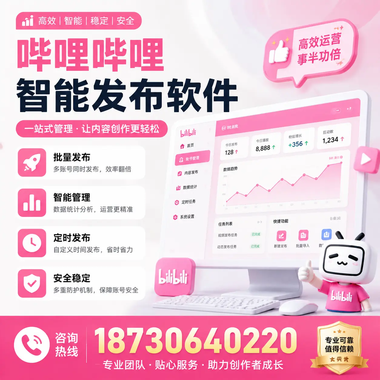 如何评估哔哩哔哩智能发布软件的ROI？淮北 企业必读